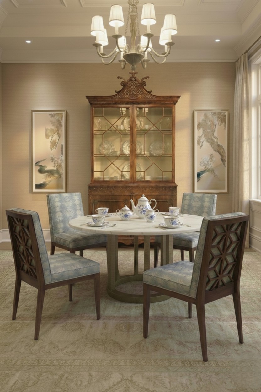 THEODORE ALEXANDER セオドア アレキサンダー サイドチェア 【AXH40007.0EZB】