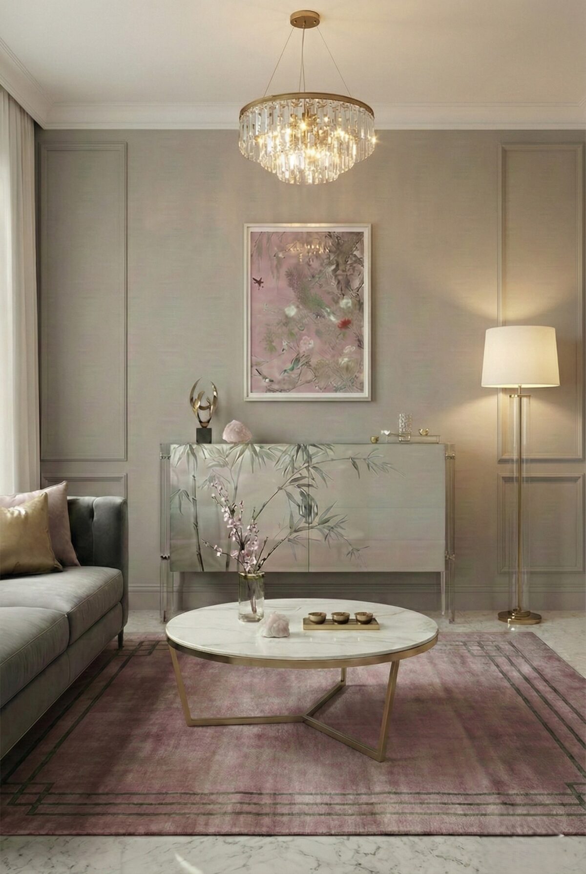 THEODORE ALEXANDER セオドア アレキサンダー サイドボード 【M6105-581】