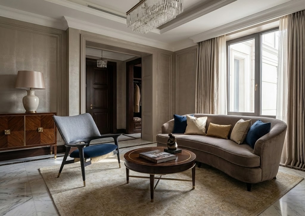 THEODORE ALEXANDER セオドア アレキサンダー アクセントチェア 【TA42058.0DZE】