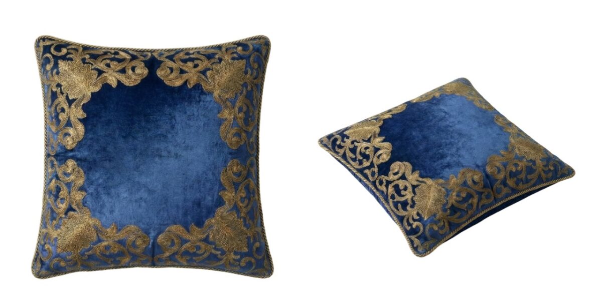 London Explorers Collection ロンドン エクスプローラーズ コレクション クッション(ブルー) 【HC-CS 2856/3】