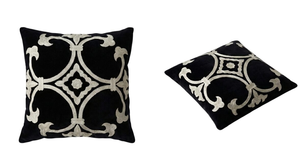 London Explorers Collection ロンドン エクスプローラーズ コレクション クッション(ブラック) 【HC-CS 1774/4】