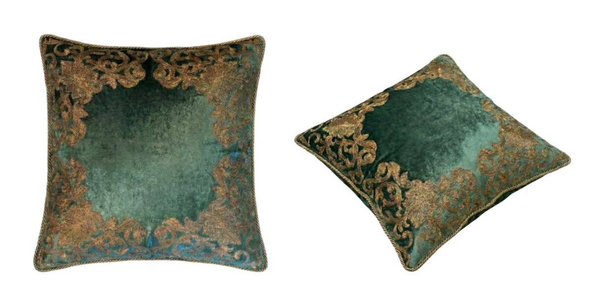 London Explorers Collection ロンドン エクスプローラーズ コレクション クッション（グリーン） 【HC-CS 2856/5】