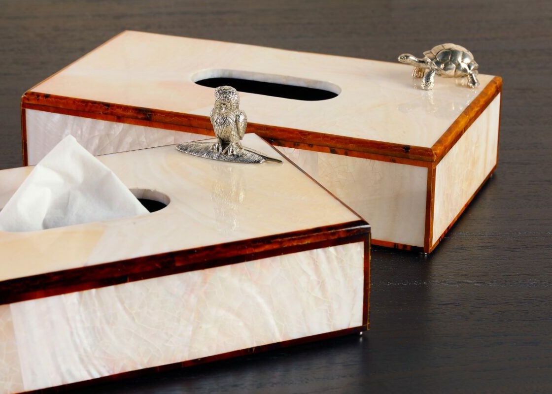 高級　ティッシュケース