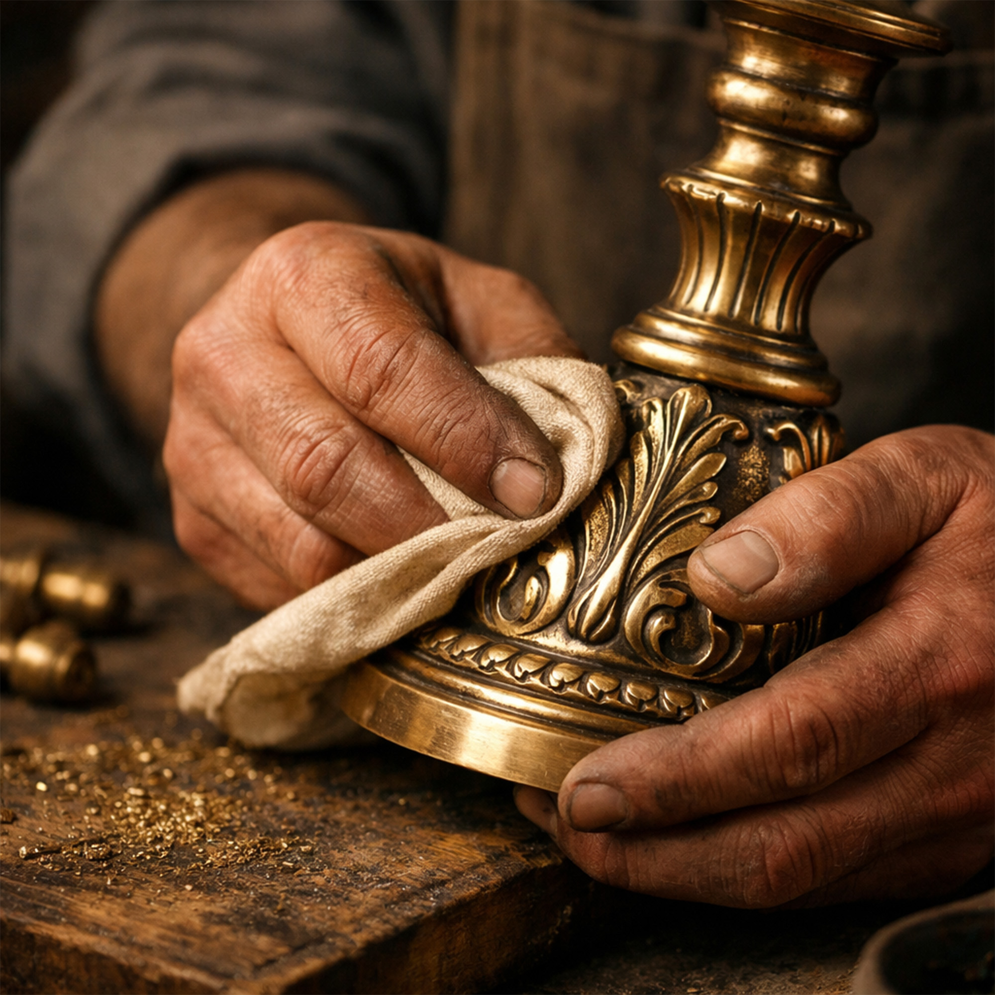 手仕上げ 高級キャンドルホルダー