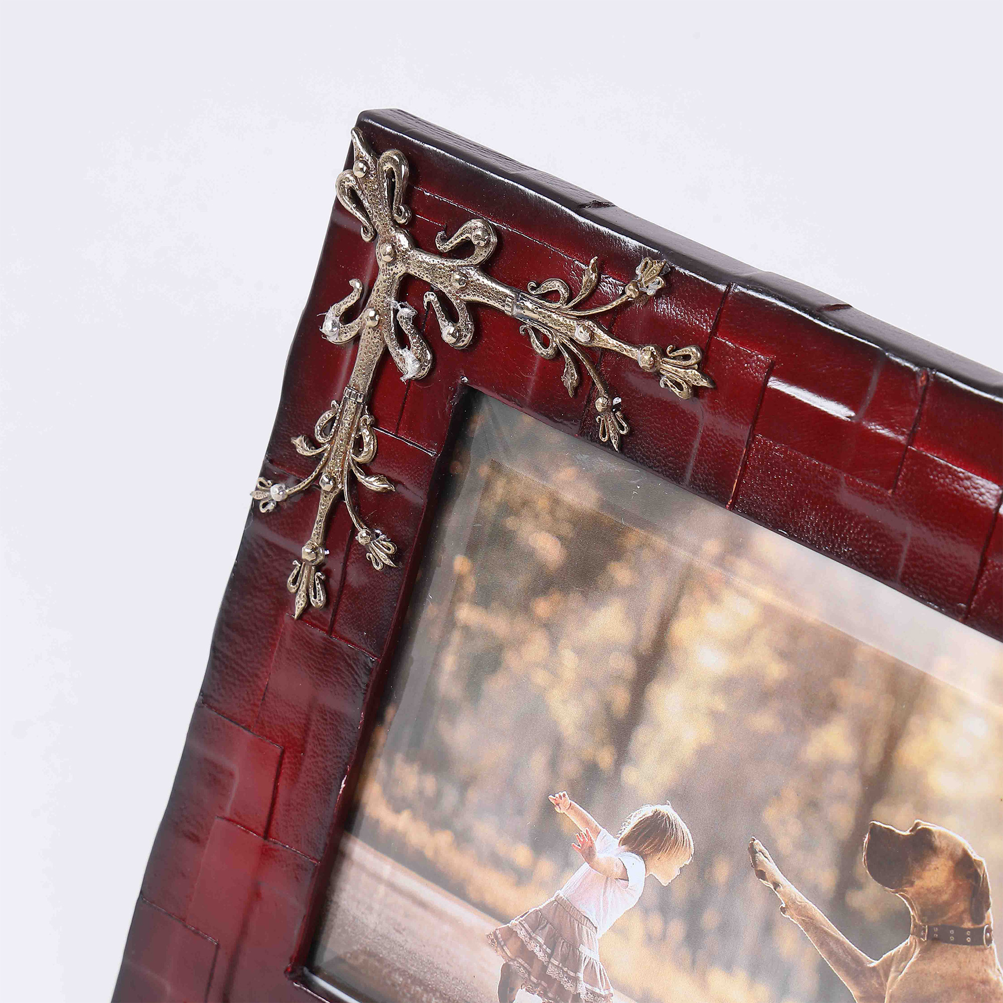 高級レザー フォトフレーム プレゼント