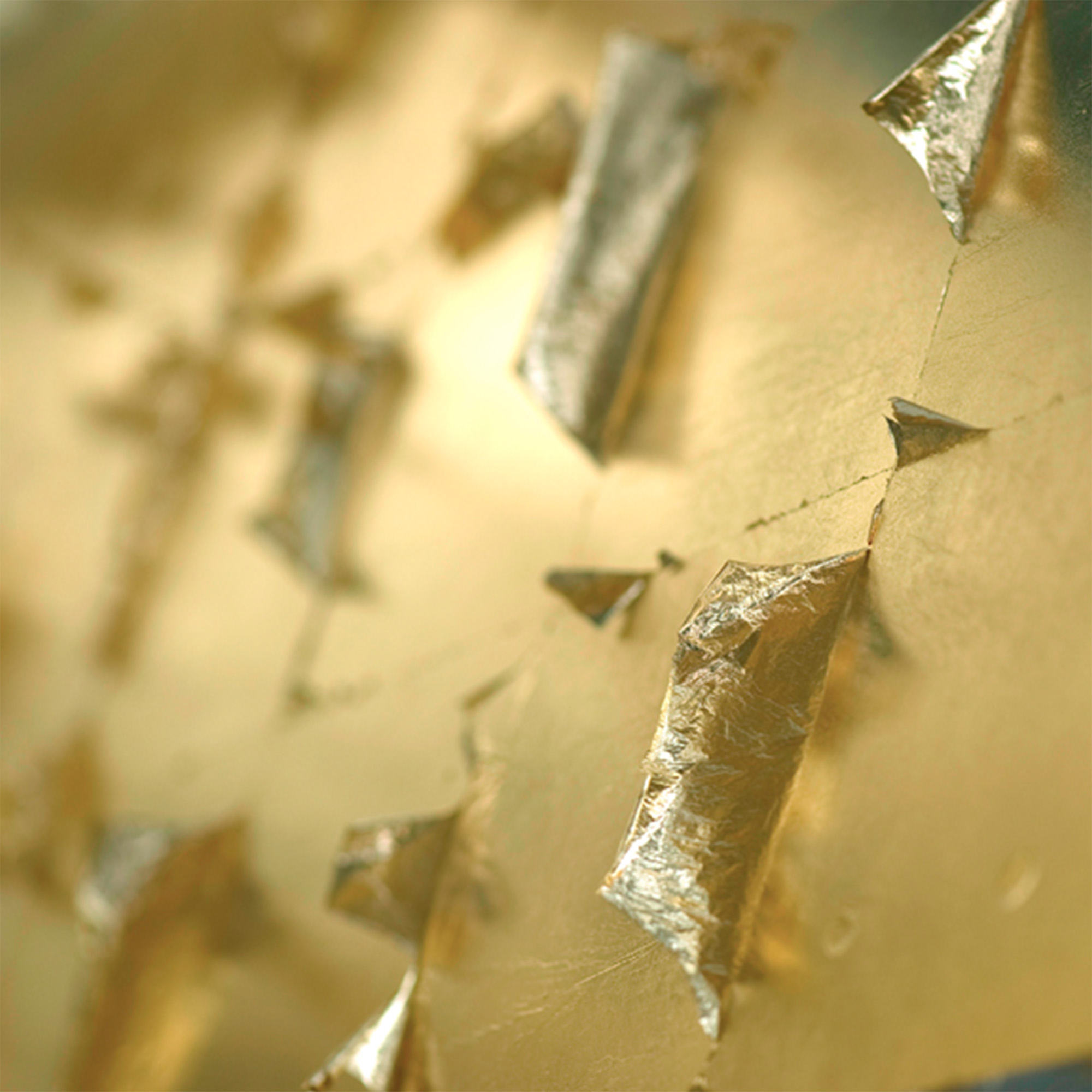 金箔仕上げ 高級インテリア時計