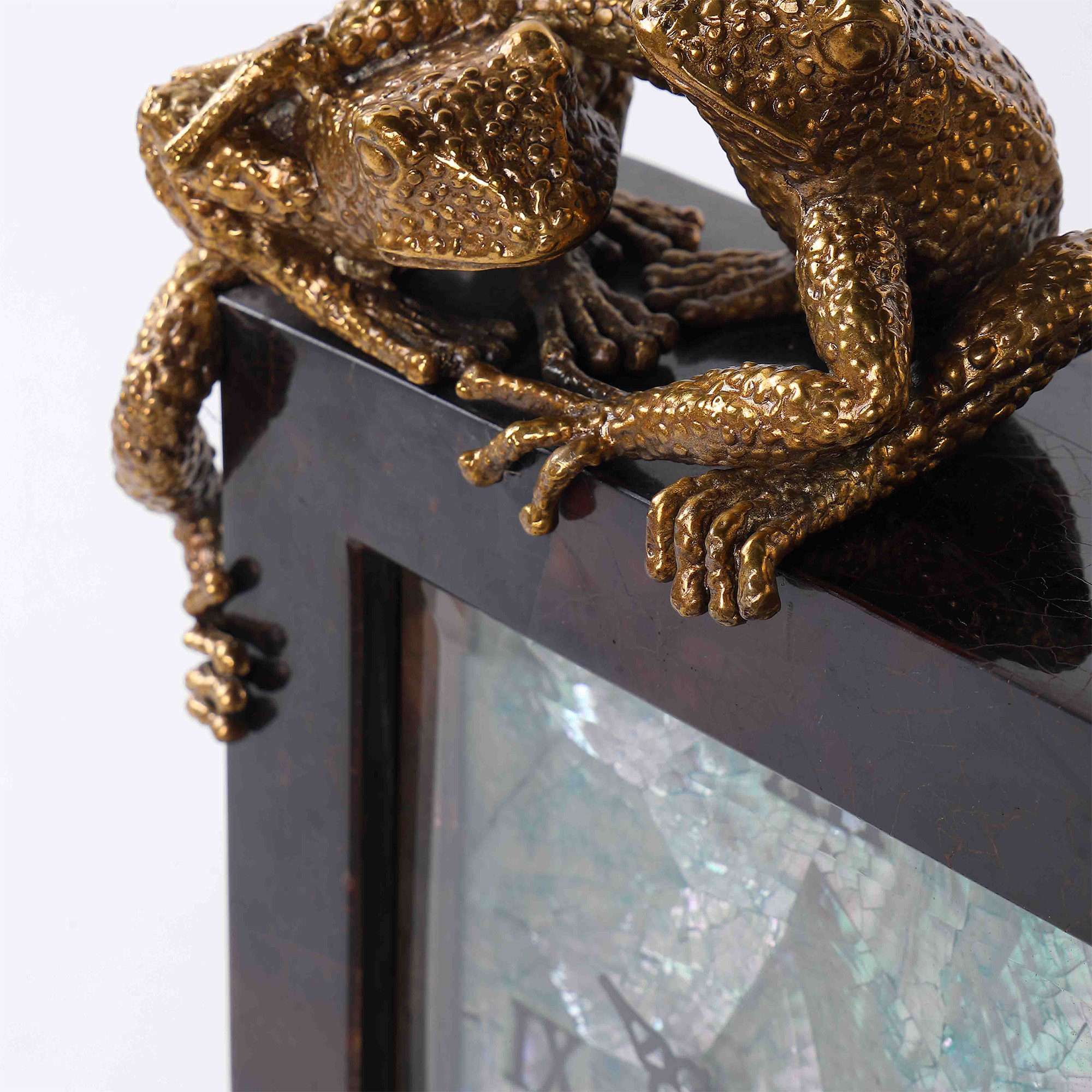 貝殻象嵌 高級インテリア時計