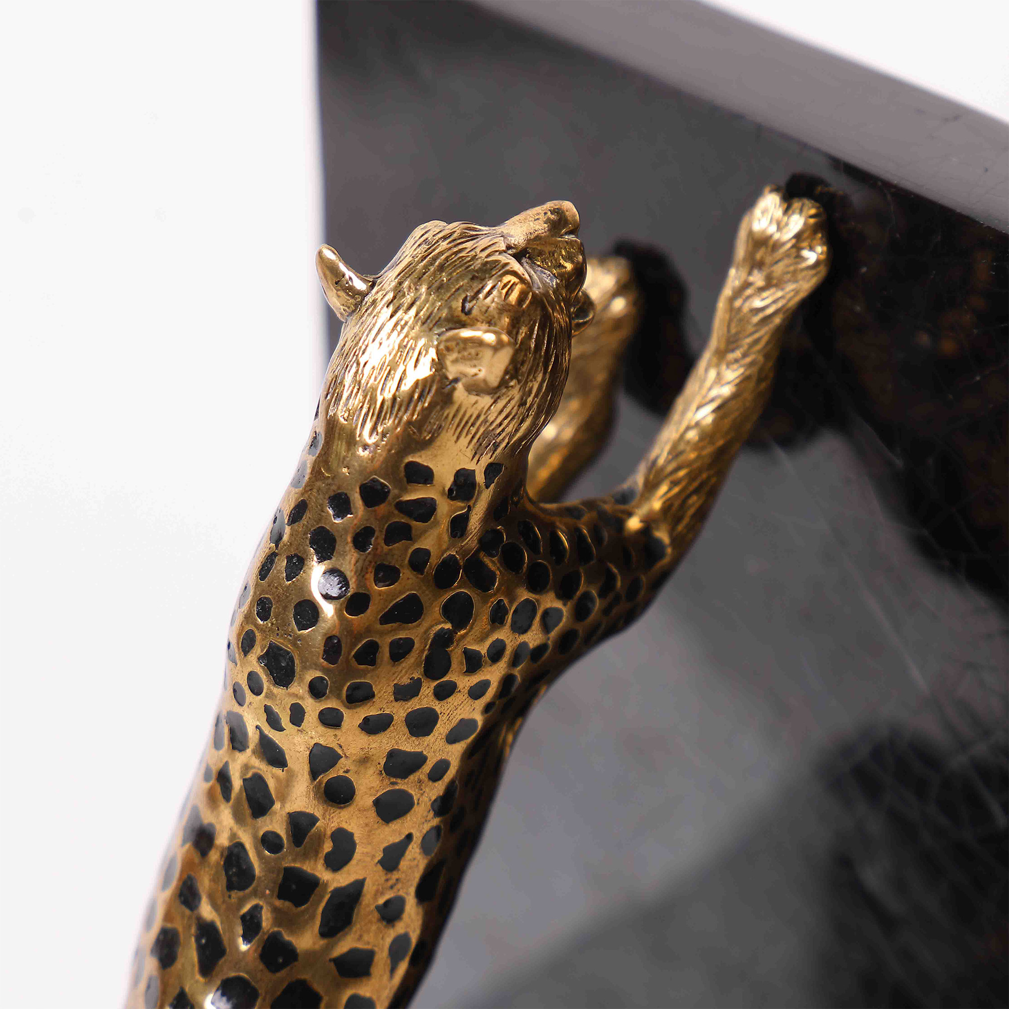 ゴールドラッカー仕上げ ブックエンド