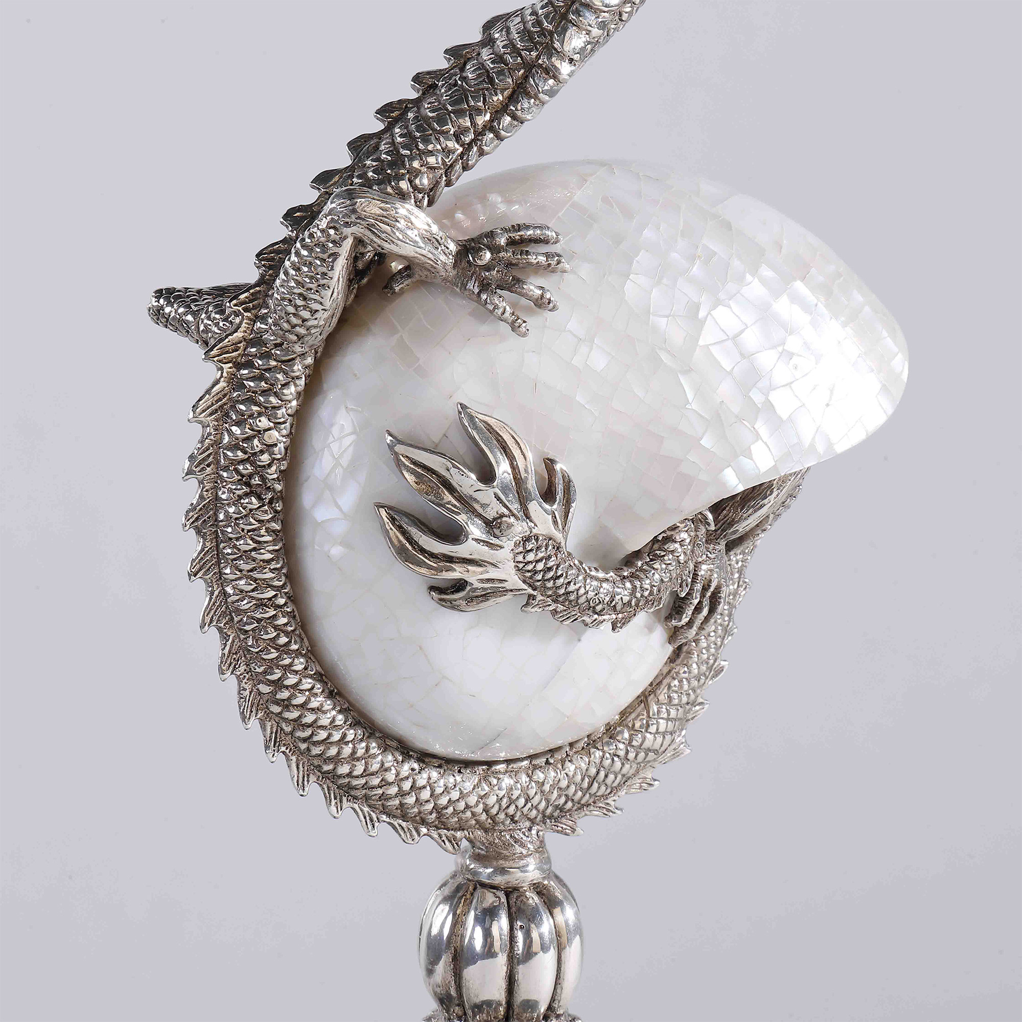 アバロン貝 高級キャンドルホルダー